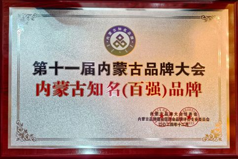 内蒙古百强品牌